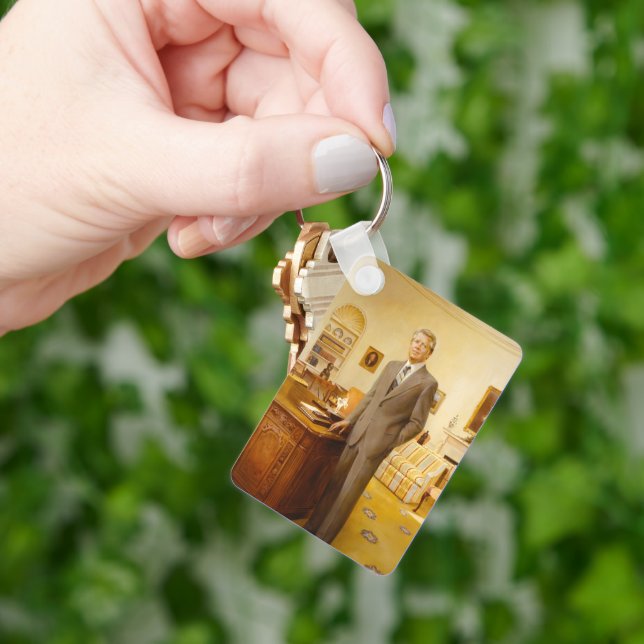 American President James Earl Carter Oval Office Keychain (Hand)