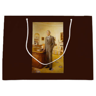 American President James Earl Carter Oval Office Large Gift Bag