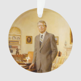 American President James Earl Carter Oval Office Ornament