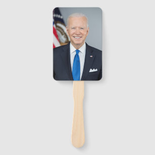 American President Joe Biden White House Photo  Hand Fan