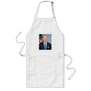 American President Joe Biden White House Photo  Long Apron