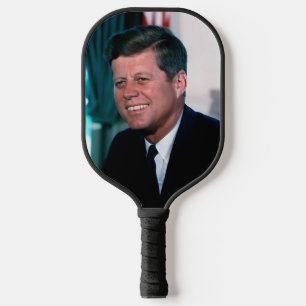 American President John F. Kennedy in Oval Office Pickleball Paddle