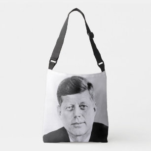 American President John Kennedy Presidential Photo Crossbody Bag