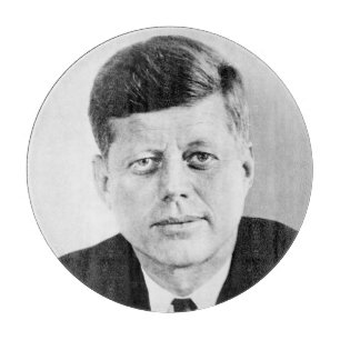American President John Kennedy Presidential Photo Cutting Board