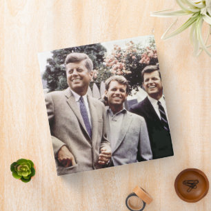 American President John Kennedy & Robert & Ted Binder