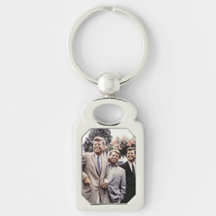 American President John Kennedy & Robert & Ted Keychain