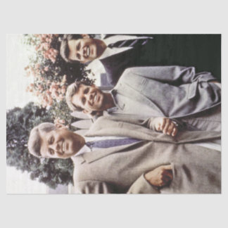 American President John Kennedy & Robert & Ted Tissue Paper