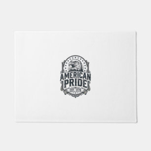 American Pride Eagle Vintage Patriotic Shirt Desig Doormat