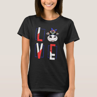 American Pride Farm Animal Cow T-Shirt