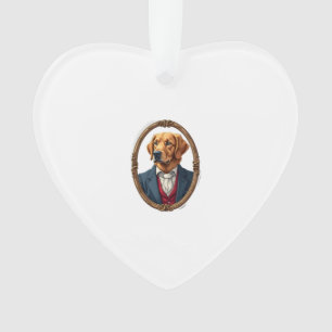 American Pride Golden Retriever Vintage Shirt 4 Ornament
