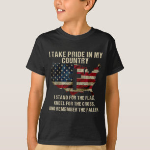 American Pride Patriotic American Flag T-Shirt