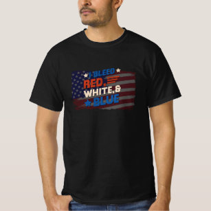 American pride with our Red, White & Blue T-shirt! T-Shirt