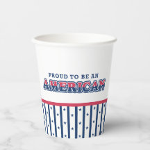 American Proud, Patriotic, Navy Stripes and Stars