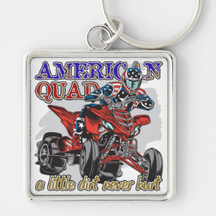 American Quad Keychain