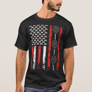 American Racket Sports Flag National Nurses Day Te T-Shirt