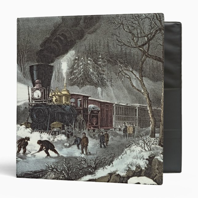 American Railroad Scene, 1871 Binder (Front/Inside)