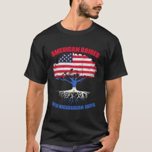 American Raised With Nicaraguan Roots Heritage Cit T-Shirt