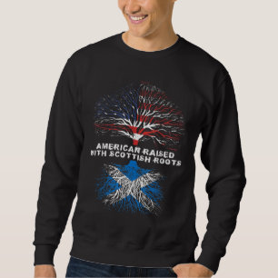 American Raised with Scottish Roots Scotland Sweatshirt