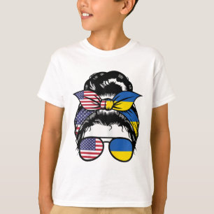 American Raised With Ukraine Roots Ukraine T-Shirt