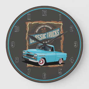 American Retro Classic Camions Grande Horloge