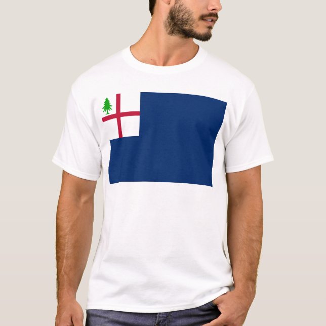 American Revolution Battle of Bunker Hill Flag T-Shirt (Front)