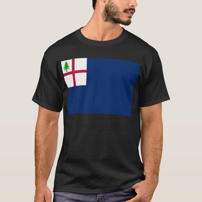 American Revolution Battle of Bunker Hill Flag T-Shirt (Front)