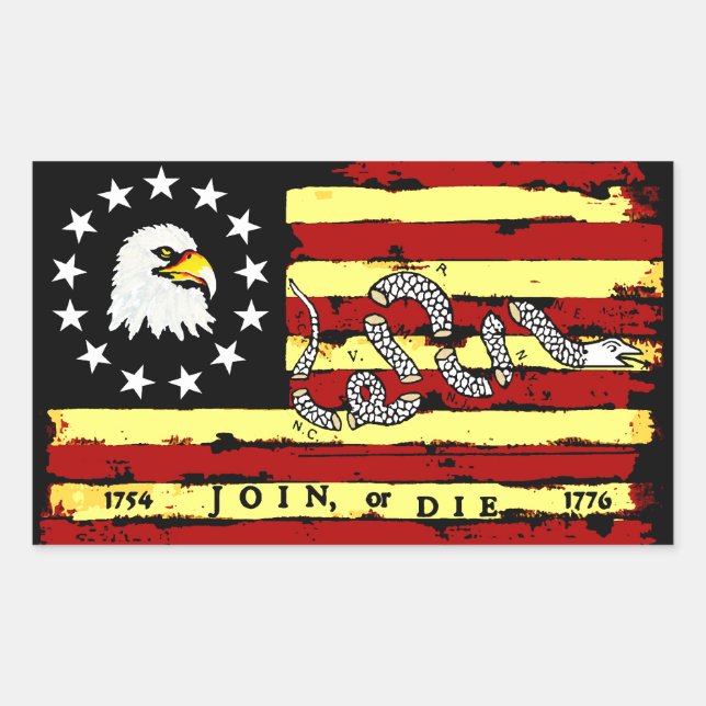 American Revolutionary Flag! Sticker (Front)