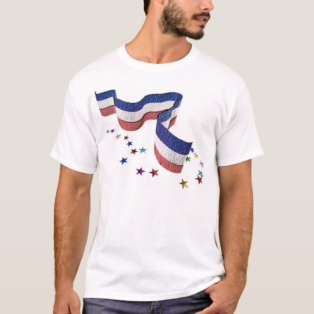 american ribbon T-Shirt (Front)
