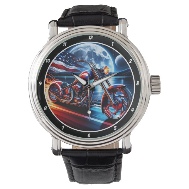 American Ride, Moonlit Horizon Watch. Watch (Front)
