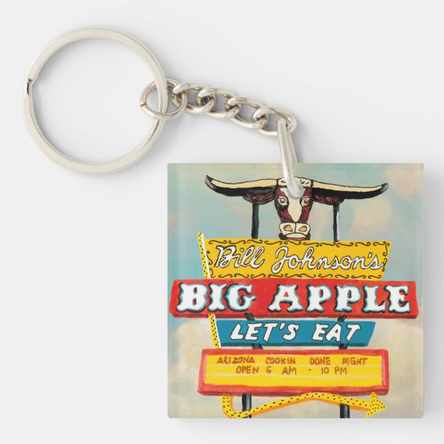American Roadside | Restaurant Sign Keychain (Front)