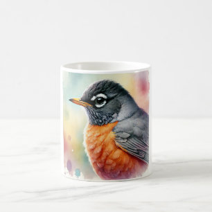 American Robin 260824AREF105 - Watercolor Coffee Mug