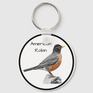 American Robin Keychain
