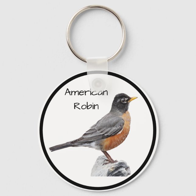 American Robin Keychain (Front)