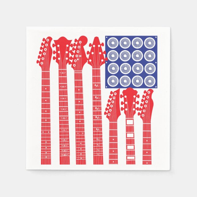 American Rock Napkin (Front)