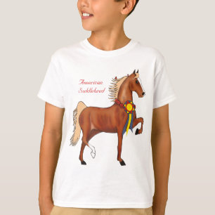 American Saddlebred Champion Kids Ringer T-shirt