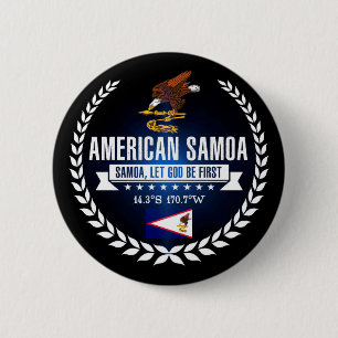 American Samoa 2 Inch Round Button