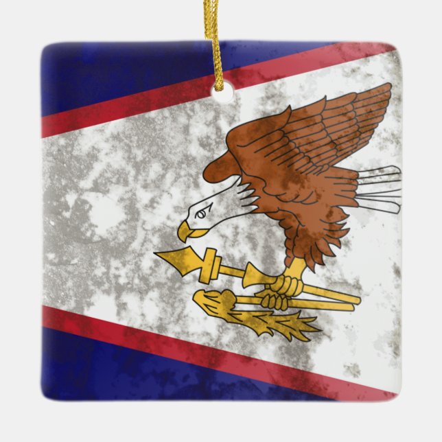 American Samoa Ceramic Ornament (Front)
