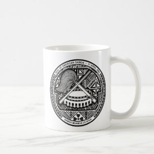 American Samoa Coat of arm AS Coffee Mug