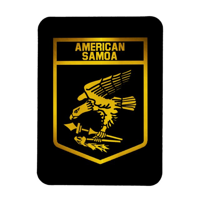 American Samoa Emblem Magnet (Vertical)