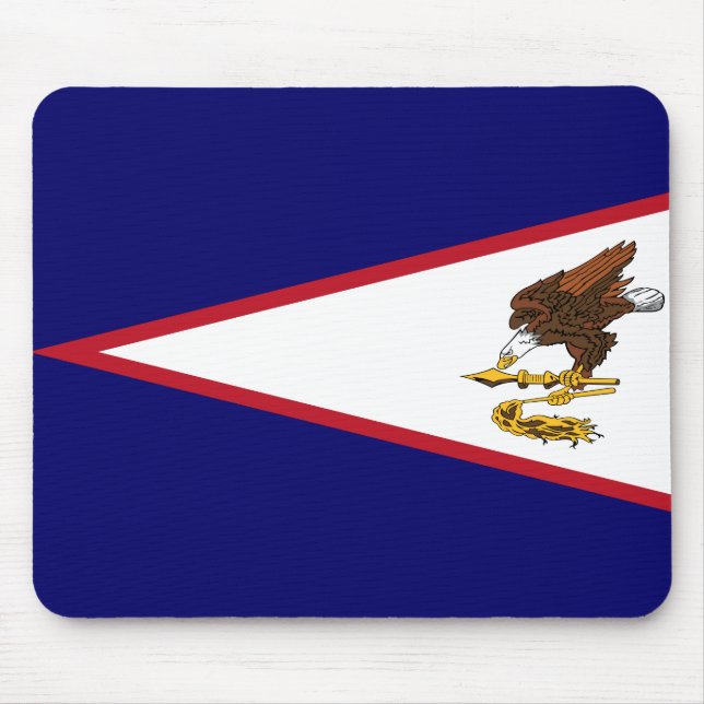 American Samoa Flag Mouse Pad (Front)