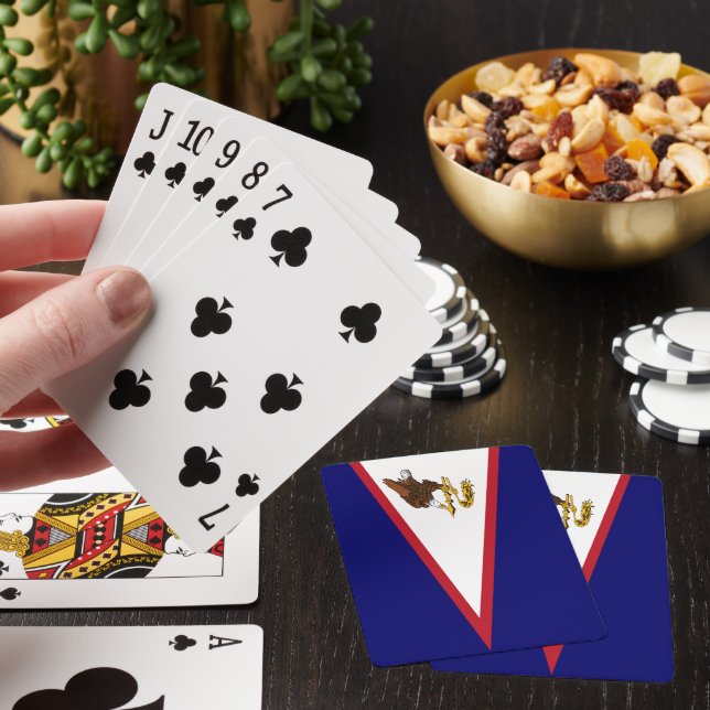 American Samoa flag Playing Cards (In Situ)