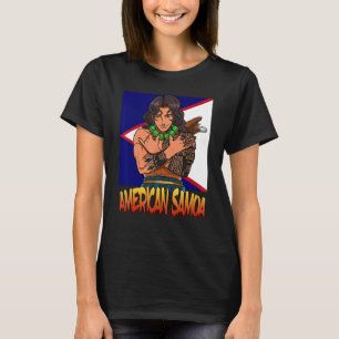American Samoa Flag Polynesian Shaka Samoan Family T-Shirt