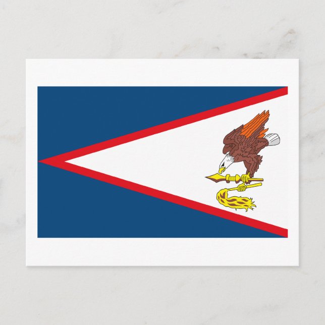 American Samoa Flag Postcard (Front)