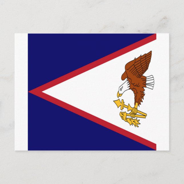 American Samoa Flag Postcard (Front)