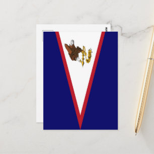 American Samoa flag Postcard
