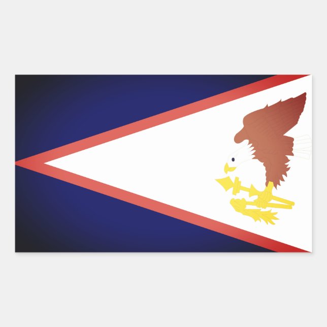 American Samoa Flag Sticker (Front)