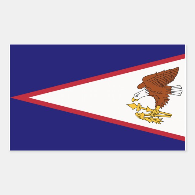 American Samoa Flag Sticker (Front)
