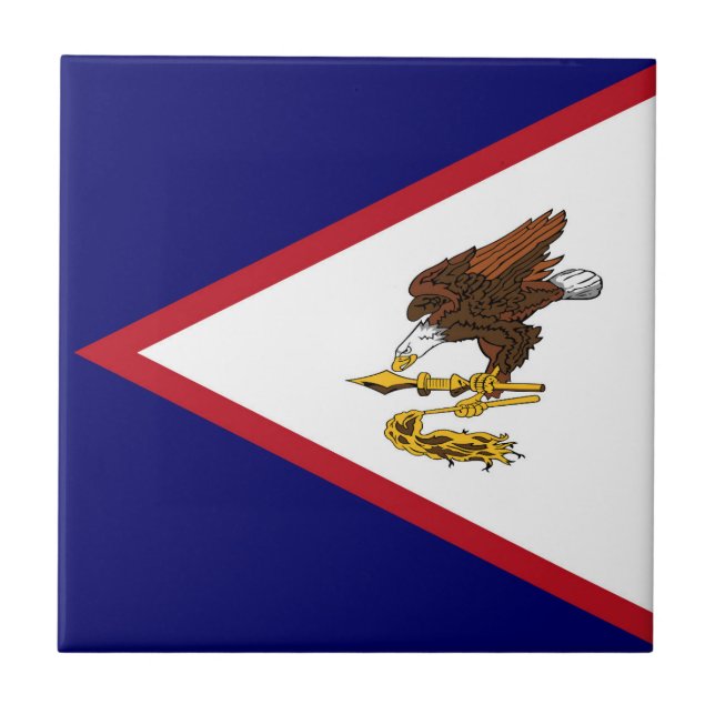 American Samoa flag Tile (Front)