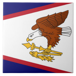 American Samoa Flag Tile