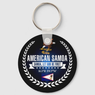 American Samoa Keychain